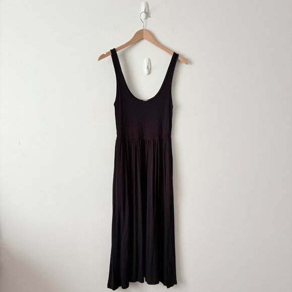 Aritzia Wilfred Market Midi Dress Black Size Small - Picture 4 of 7